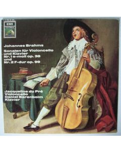 Brahms (1833-1897) • Sonaten für Violoncello und Klavier LP • Jacqueline du Pré