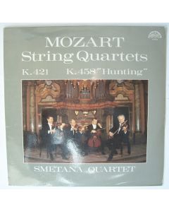 Mozart (1756-1791) • String Quartets 421 & 458 Hunting LP • Smetana Quartet