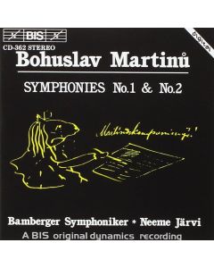 Bohuslav Martinu (1890-1959) • Symphonies No. 1 & No.2 CD