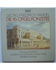 Georg Friedrich Händel (1685-1759) • Die 16 Orgelkonzerte 4 LP-Box