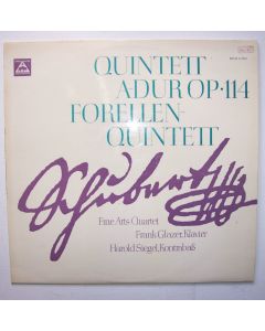 Franz Schubert (1797-1828) • Forellenquintett LP • Fine Arts Quartet