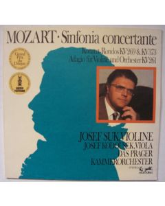 Josef Suk: Wolfgang Amadeus Mozart (1756-1791) • Sinfonia Concertante LP
