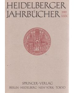 Heidelberger Jahrbücher • 1985