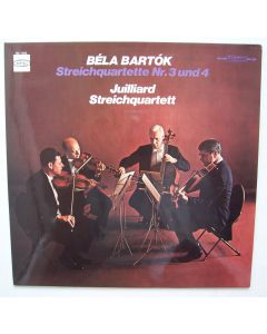 Juilliard Streichquartett: Bartok (1881-1945) • Streichquartette Nr. 3 und 4 LP