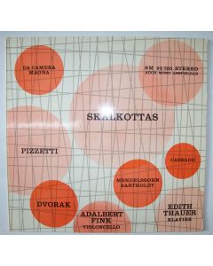Skalkottas, Pizetti, Svorak, Cassadó, Mendelssohn LP • Adalbert Fink