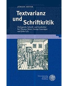 Jürgen Meyer • Textvarianz und Schriftkritik