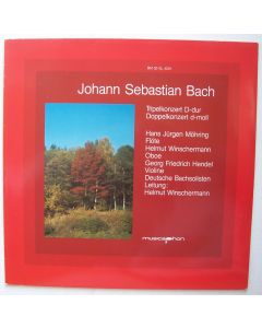 Bach (1685-1750) • Tripelkonzert & Doppelkonzert LP • Helmut Winschermann