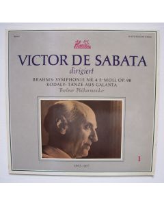 Victor de Sabata dirigiert Brahms (1833-1897) • Symphonie Nr. 4 E-Moll op. 98 LP