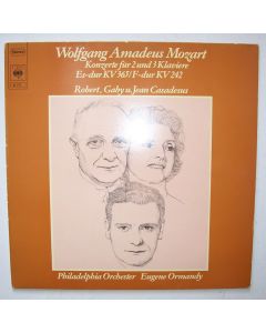 Mozart (1756-1791) • Konzerte für 2 und 3 Klaviere LP • Robert, Gaby & Jean Casadesus