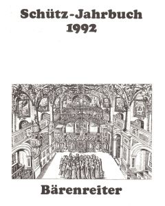 Schütz-Jahrbuch 1992
