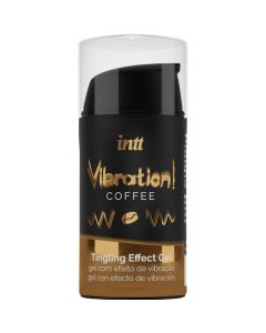 INTT - KRAFTVOLLES INTIMSTIMULIERENDES FLÜSSIGES VIBRATIONSGEL KAFFEE 15ML