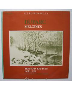 Henri Duparc (1848-1933) • Mélodies LP • Bernard Kruysen