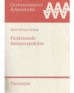 Hans-Werner Eroms • Funktionale Satzperspektive