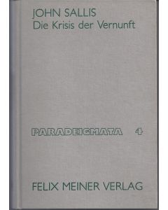 John Sallis • Die Krisis der Vernunft