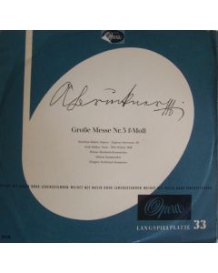 Anton Bruckner (1824-1896) • Große Messe Nr. 3 f-moll LP