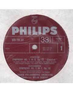 Sergei Prokofiev (1891-1953) • Symphony No. 1 "Classical Symphony" LP
