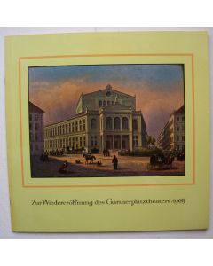 Zur Wiedereröffnung des Gärtnerplatztheaters 1969 LP