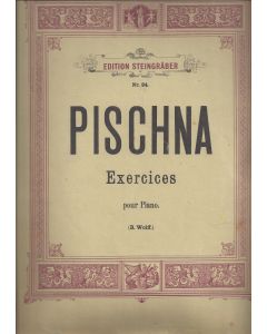 Josef Pischna (1826-1896) • Exercises pour Piano