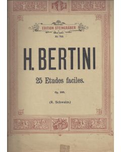 Henri Bertini (1798-1876) • 25 Etudes faciles