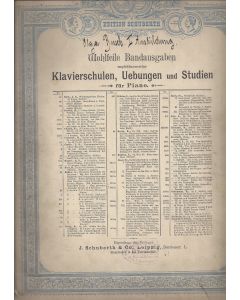 Josef Löw (1834-1886) • Melodiöse Octaven Etüden