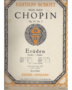 Frédéric Chopin (1810-1849) • Etüden op. 25 No. 7-9