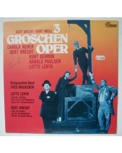 Bertolt Brecht (1898-1956) & Kurt Weill (1900-1950) • 3 Groschenoper LP • Lotte Lenya