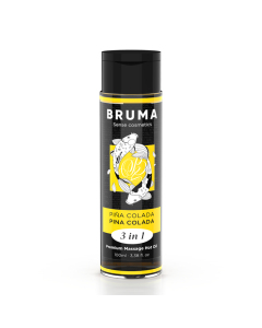 BRUMA - PREMIUM-MASSAGEÖL MIT WÄRMEEFFEKT, PINA COLADA-GESCHMACK 3 IN 1 - 100 ML