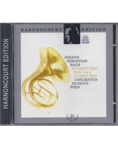 Johann Sebastian Bach (1685-1750) • Ouvertüren Nos. 3 & 4 CD • Nikolaus Harnoncourt