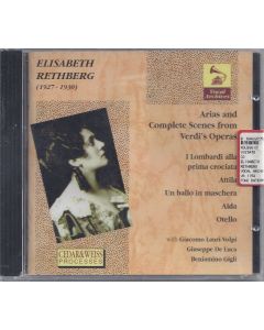 Elisabeth Rethberg • Arias and Complete Scenes from Verdi's Operas CD