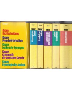 Knaurs kompaktes Wissen über die deutsche Sprache, 5 Bände