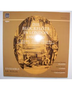 Die Blockflöte in London 1700-1750 LP