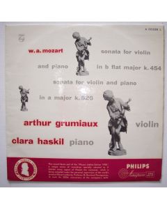 Mozart (1756-1791) • Sonatas for Violin LP • Clara Haskil & Arthur Grumiaux