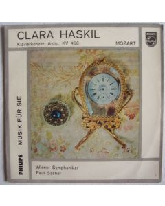 Clara Haskil: Wolfgang Amadeus Mozart (1756-1791) • Klavierkonzert A-Dur KV 488 10"