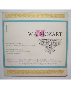 Wolfgang Amadeus Mozart (1756-1791) • Divertimento D-Dur KV 251 LP