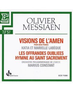 Olivier Messiaen (1908-1992) • Visions de l'Amen CD