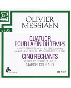 Olivier Messiaen (1908-1992) • Quatuor pour la Fin du Temps CD