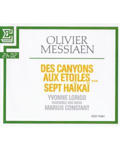 Olivier Messiaen (1908-1992) • Des Canyons aux Etoiles 2 CDs