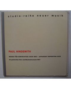 Paul Hindemith (1895-1963) • Messe für gemischten Chor 1963 LP