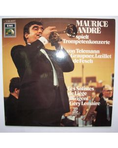 Maurice André spielt Trompetenkonzerte von Telemann, Graupner, Loeillet, de Fesch LP