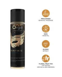 ORGIE - TANTRISCHES LIEBESRITUAL, SENSUELLE MASSAGE, PFLANZENÖL, 200 ML