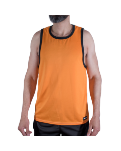 MACHO - CMV005 ORANGE GYM T-SHIRT S/M