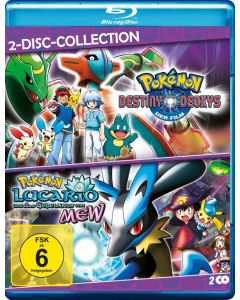 Pokémon 7 - Destiny Deoxys / Pokémon 8: Lucario und das Geheimnis von Mew (Blu-ray) BR