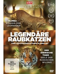 Legendäre Raubkatzen: Olimba - Königin der Leoparden & Der Sibirische Tiger - Seele der russischen Wildnis DVD