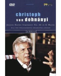 Christoph von Dohnanyi probt & dirigiert DVD