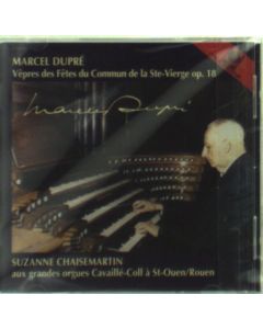 Marcel Dupre (1886-1971) - Vepres de la Ste.Vierge op.18 CD