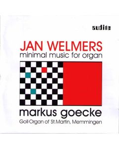 Jan Welmers - Minimal Music for Organ CD