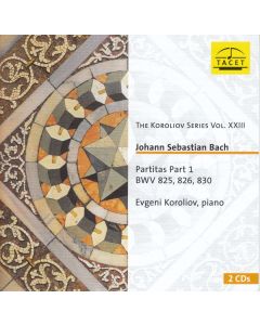 Johann Sebastian Bach (1685-1750) - Partiten Part 1 CD
