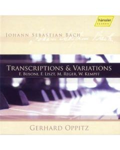 Gerhard Oppitz - Transkriptionen & Variationen CD