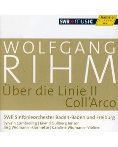 Wolfgang Rihm (1952-2024) - Über die Linie II für Klarinette & Orchester CD