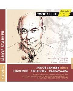 Janos Starker plays Hindemith, Prokofieff, Rautavaara CD